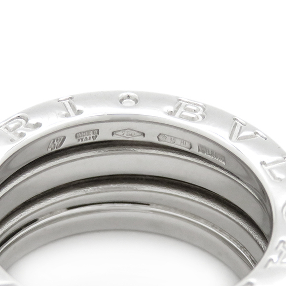 Bvlgari B-Zero 12 Band Ring Ceramic White Gold - Picture 6 of 7